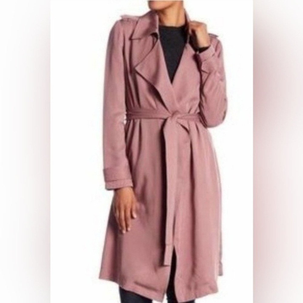 Bagatelle Mauve Trench Women Jacket Size Small
